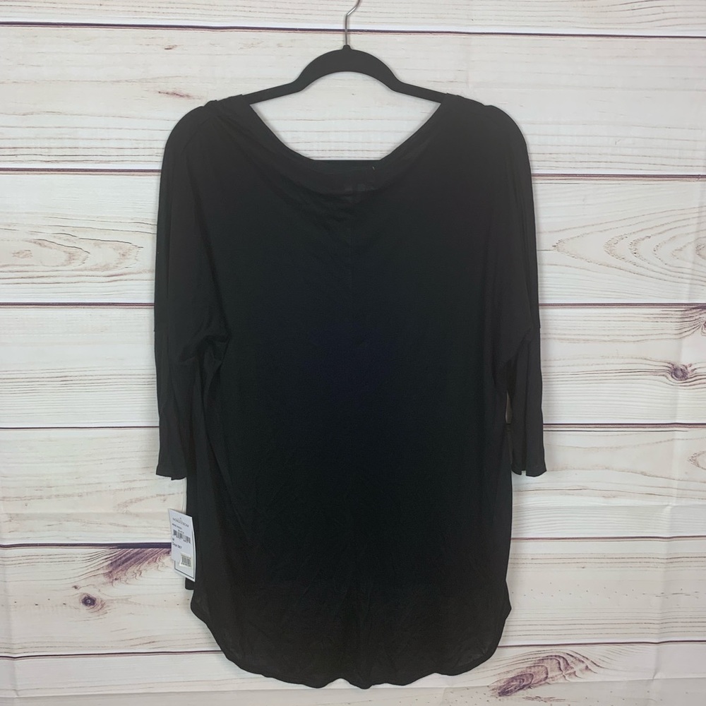 Madison & Berkeley Basic Black Top Nwt - image 3